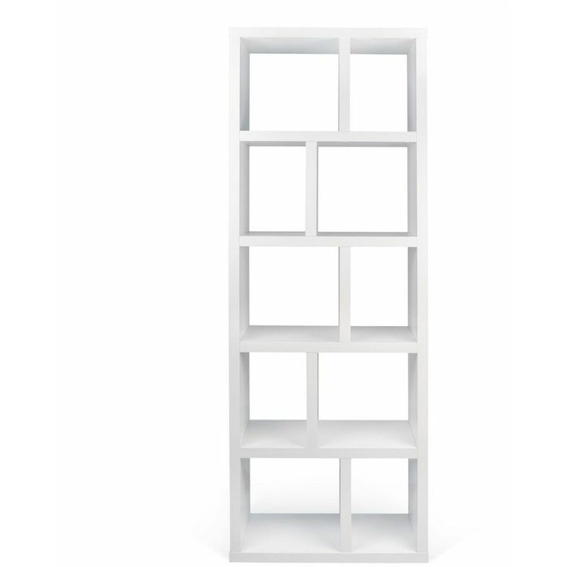 

Librería BERLIN 5 nivelaos – 70 blanco lacado, 70 x 34 x 198 - blanco lacado