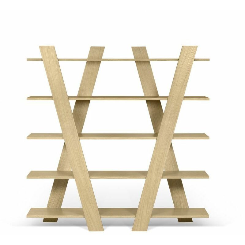 

Biblioteca WIND roble natural, 156 x 39 x 160 - roble natural