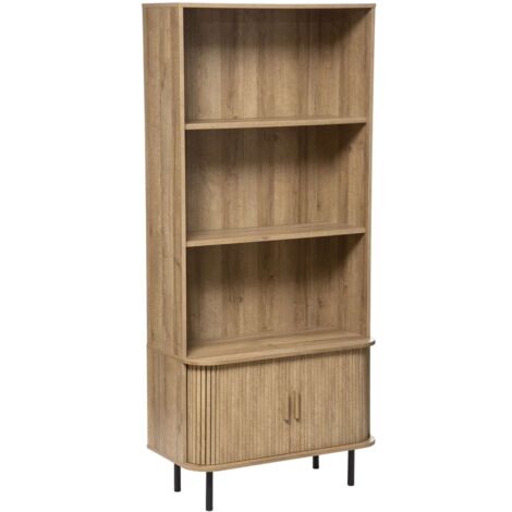 Bibliothèque 2 portes en bois COLVA