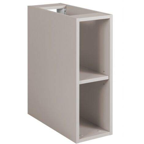 Bibliothèque 20 CM - Beige Mat - étagère, meuble de salle de bain, étagère murale