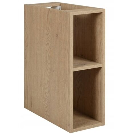 Bibliothèque 20 CM - Chêne Clair - étagère, meuble de salle de bain, étagère murale