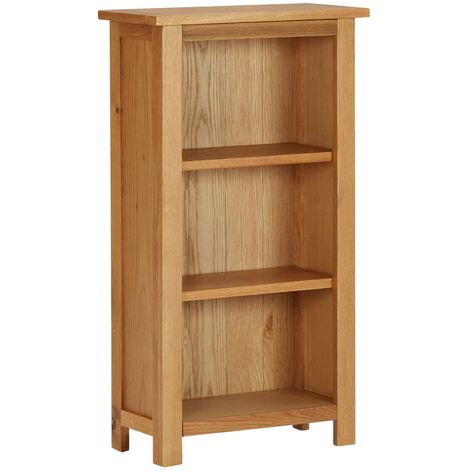 Bibliothèque 45x22,5x82 Bois de chêne massif