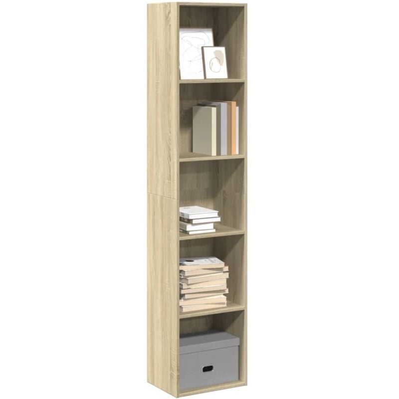 Vidaxl - Bibliothèque chêne sonoma 40x30x189 cm bois d'ingénierie