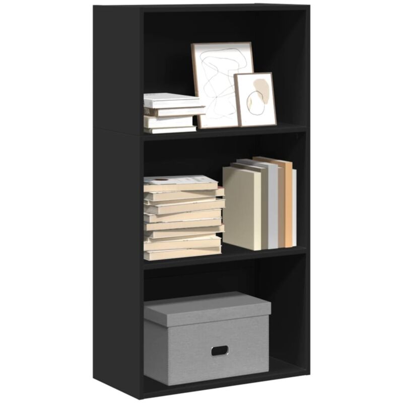 Vidaxl - Bibliothèque noir 60x30x114 cm bois d'ingénierie