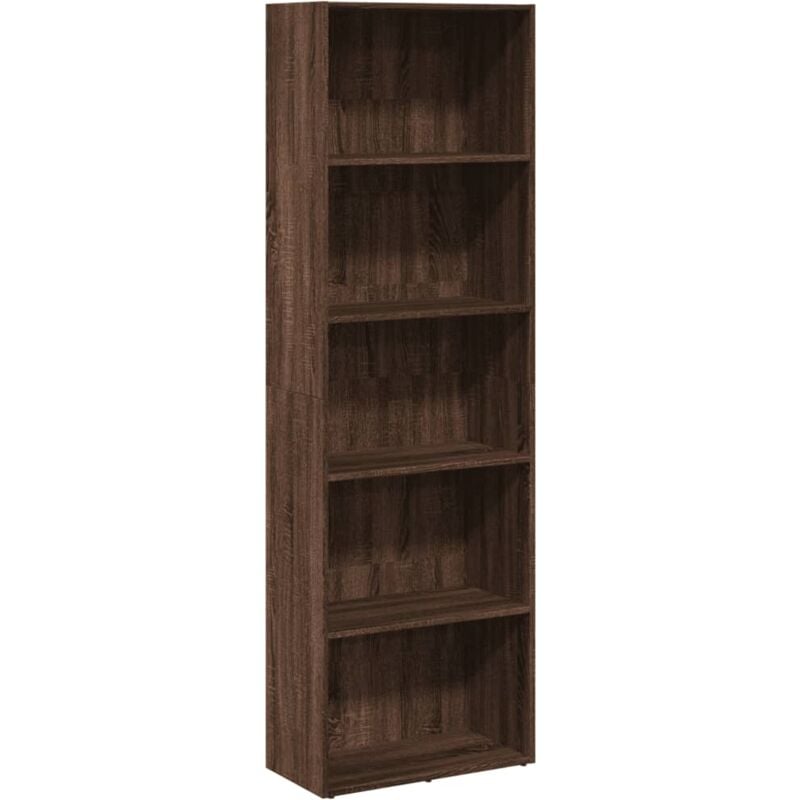 Vidaxl - Bibliothèque chêne marron 60x30x189 cm bois d'ingénierie