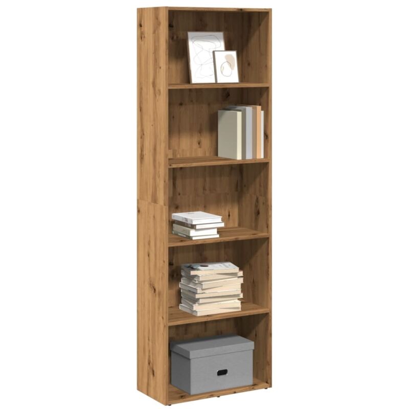 Vidaxl - Bibliothèque chêne artisanal 60x30x189 cm bois d'ingénierie