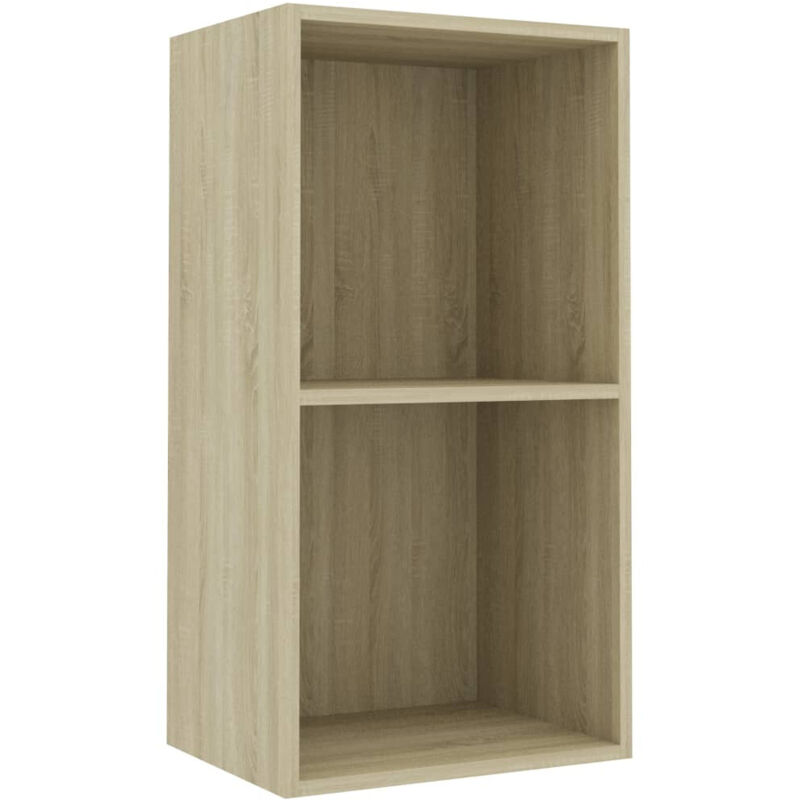 Bibliothèque à 2 niveaux Chêne sonoma 40x30x76,5 Bibliothèque à 2 niveaux Chêne sonoma 40x30x76,5
