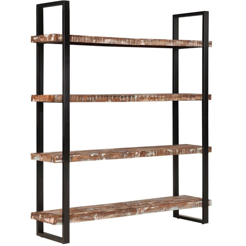 Vidaxl - Bibliothèque 4 niveaux 160x40x180cm Bois solide de récupération