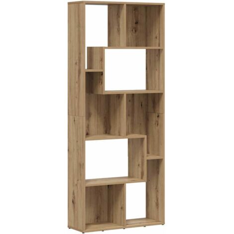 Bibliothèque Armoire à livres Artisan Chêne 67x24x161 cm Bois d'ingénierie