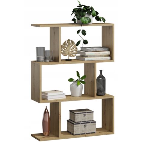 Bibliothèque artisanale BASK 3, étagère ouverte