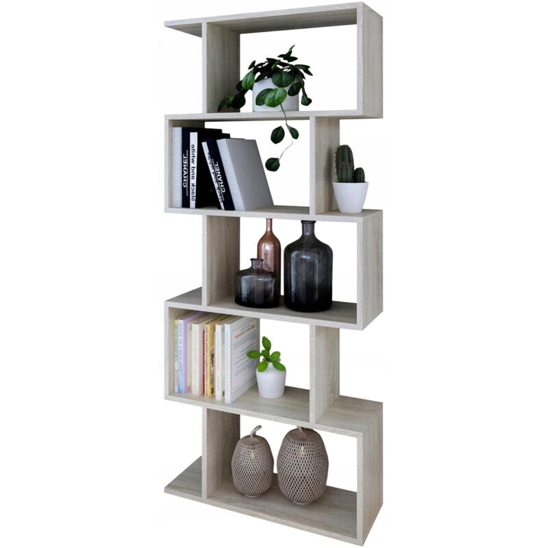 Bibliothèque BASK sonoma, armoire ouverte, étagère