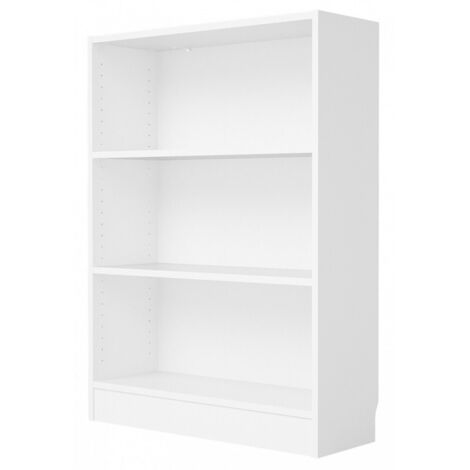 Bibliothèque basse blanche cm 80 x 26 x 107 h