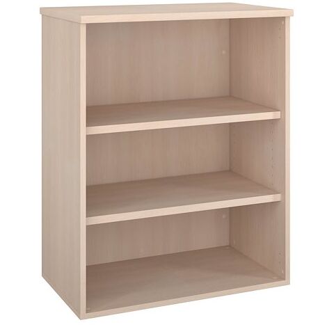 Bibliothèque basse bois H 100 x L 80 cm chêne clair – Arch - Maxiburo