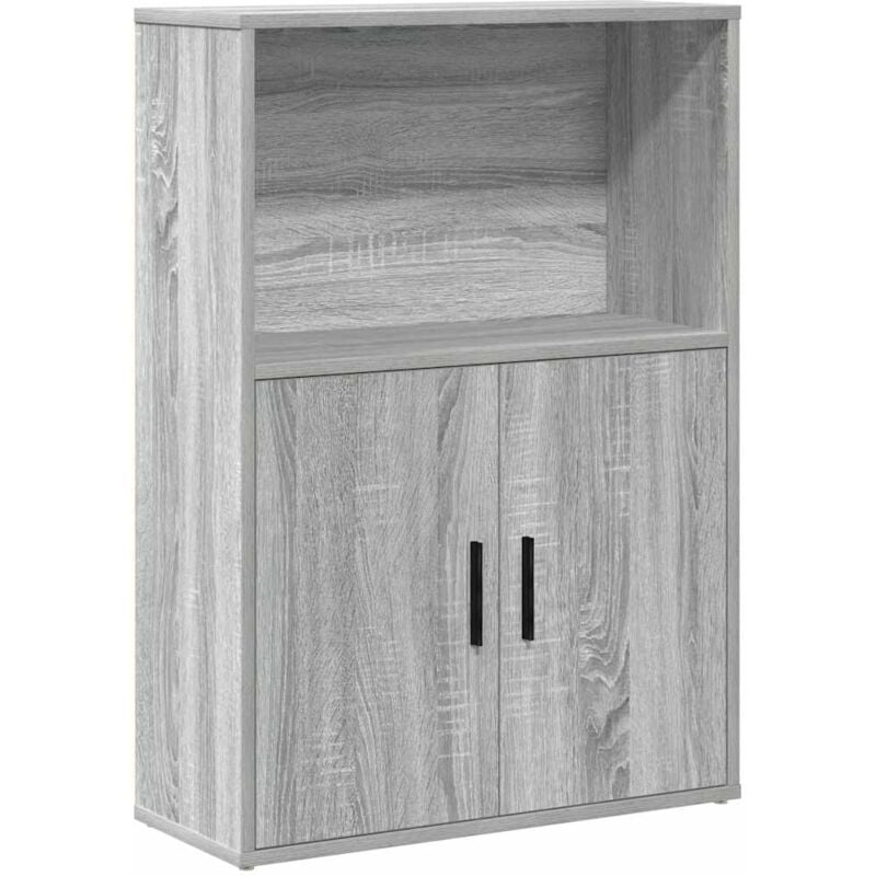 Vidaxl - Bibliothèque sonoma gris 60x24x85 cm bois d'ingénierie