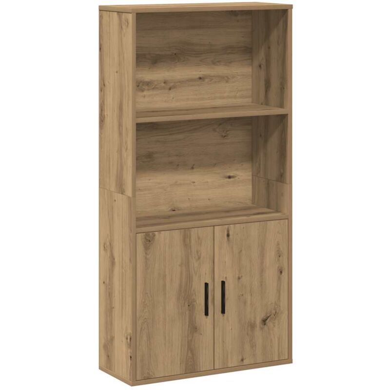 Vidaxl - Bibliothèque chêne artisanal 60x24x120 cm bois d'ingénierie