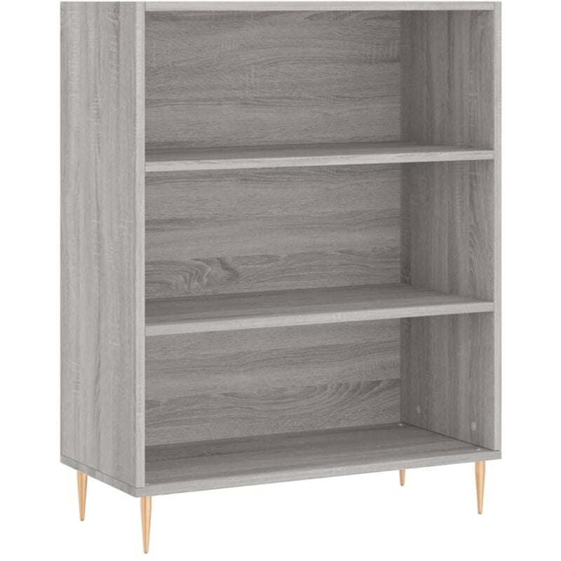 Vidaxl - Bibliothèque sonoma gris 69,5x32,5x90 cm bois d'ingénierie
