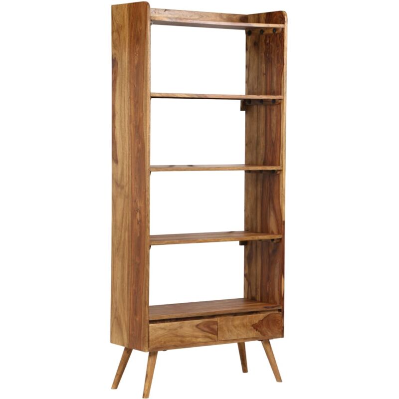 Vidaxl - <strong>bibliotheque</strong> bois massif de sesham 75 x 30 170 cm