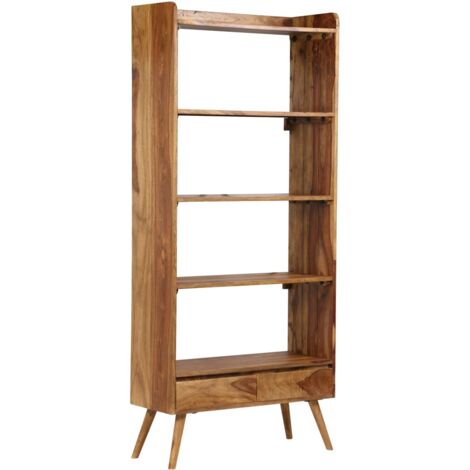Bibliothèque Bois massif de Sesham 75 x 30 x 170 cm