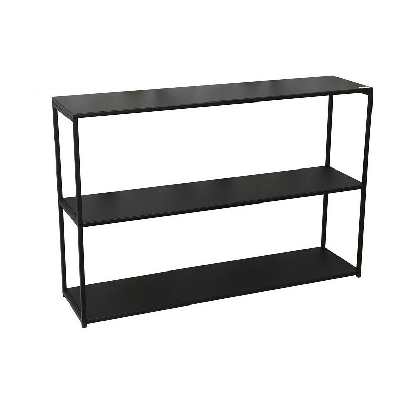 Urban Living - Bibliothèque Charleston 3 étagères acier