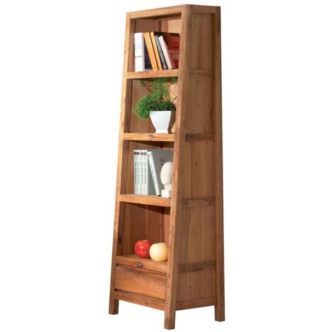 Bibliothèque chêne 56cm Lodge Casita LODETA10 - 56x46x195 cm - Kayu Meuble