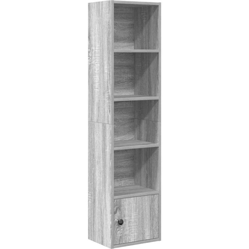 Vidaxl - Bibliothèque sonoma gris 31x24x127 cm bois d'ingénierie