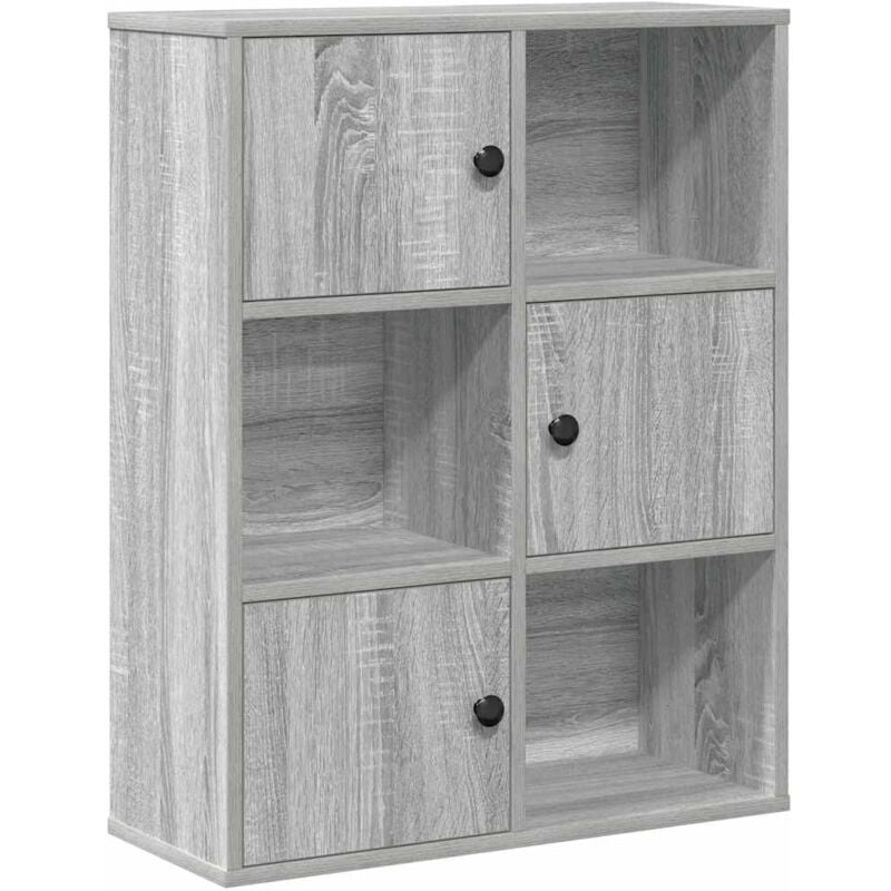 Vidaxl - Bibliothèque sonoma gris 60x24x76,5 cm bois d'ingénierie