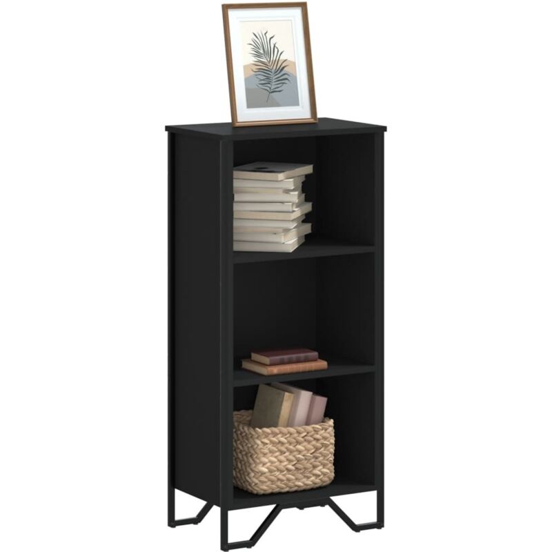 Vidaxl - Bibliothèque noir 50x31x106 cm bois d'ingénierie