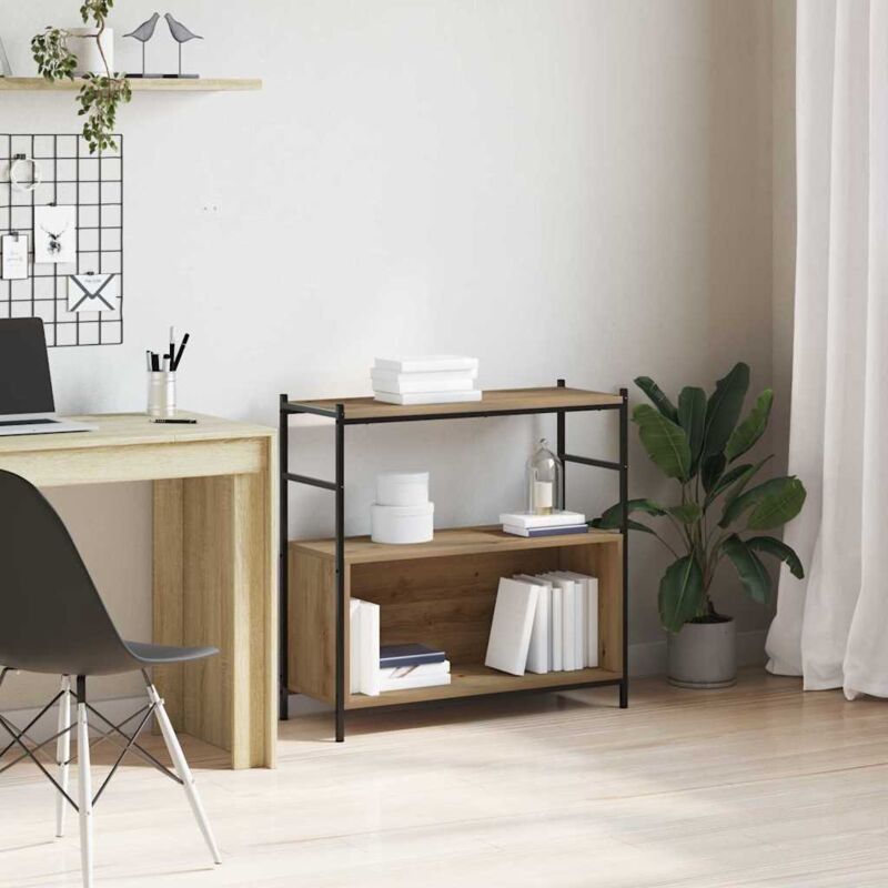 Tagère chêne artisanal 80 x 30 x 78.5 cm Bois d'ingénierie Vidaxl