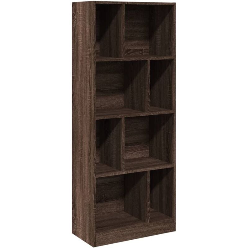 Vidaxl - Bibliothèque chêne marron 57x28,5x141 cm bois d'ingénierie