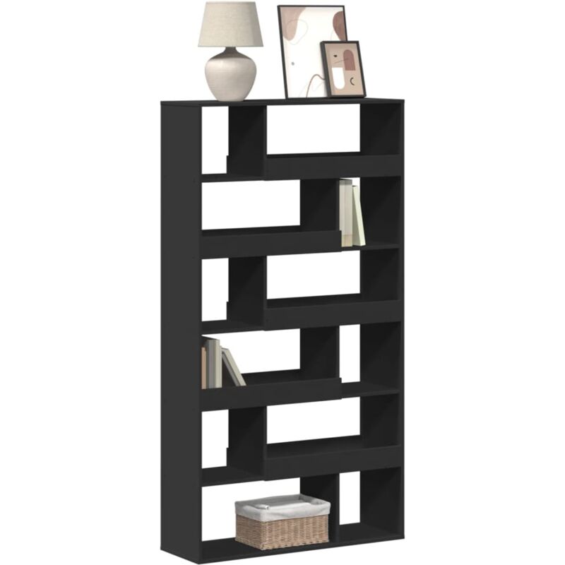 Vidaxl - Bibliothèque noir 100x33x187,5 cm bois d'ingénierie