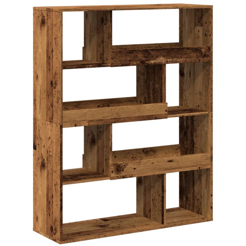 Bibliothèque vieux bois 100x33x125,5 cm bois d'ingénierie vidaXL