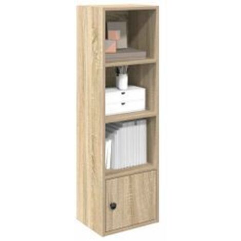 Bibliothèque chêne sonoma 31x24x102 bois d'ingénierie