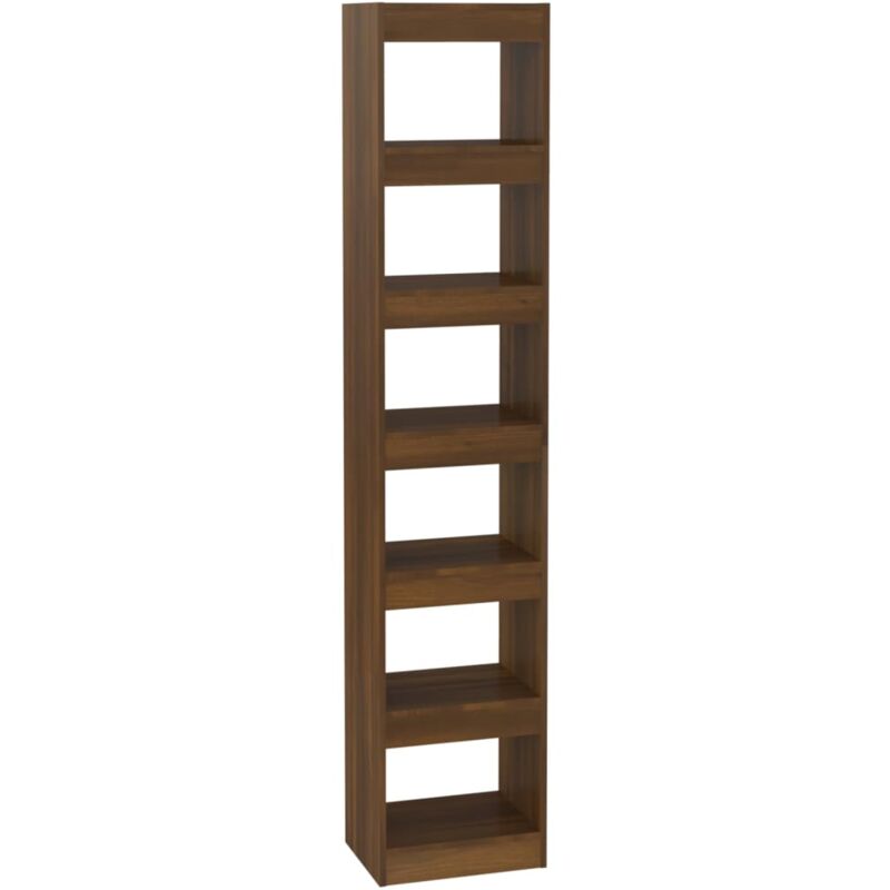 Bibliothèque/Séparateur de pièce Chêne Marron 40x30x198 cm