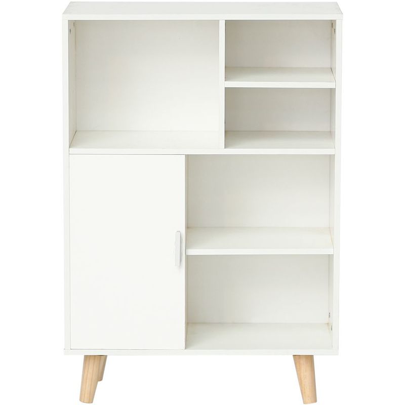 <strong>bibliotheque</strong> commode style scandinave meuble etages rangement multi-espaces de stockage