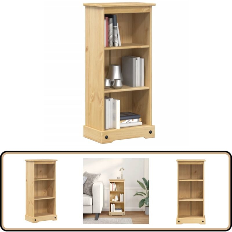 Vidaxl - Bibliothèque Corona 46x29x100 cm bois de pin massif - Bibliothèque Design - Bibliothèque Bois - Bibliothèque Moderne - Étagère Murale