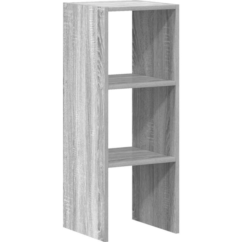 Vidaxl - Bibliothèque empilable sonoma gris 30x30x80 cm bois ingénierie