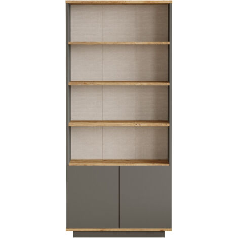Bibliothèque en bois "Forlan" 75 x 26,8 x 168,3 cm - Pin atlantique