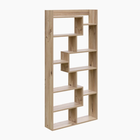 Bibliothèque en bois "Kuttap" - 90 x 22 x 182 cm - Pin