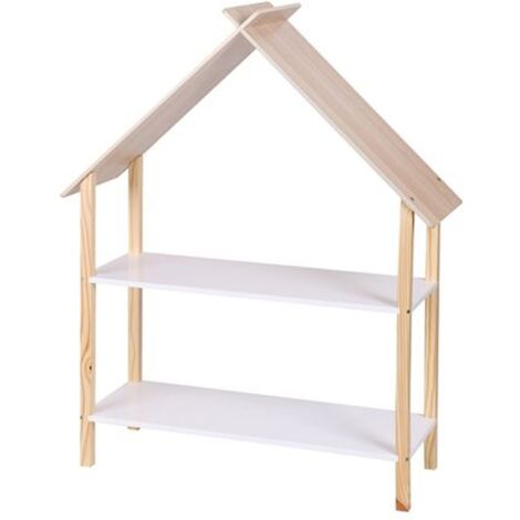 Bibliothèque enfant 2 étagères ouvertes design maison DREAM