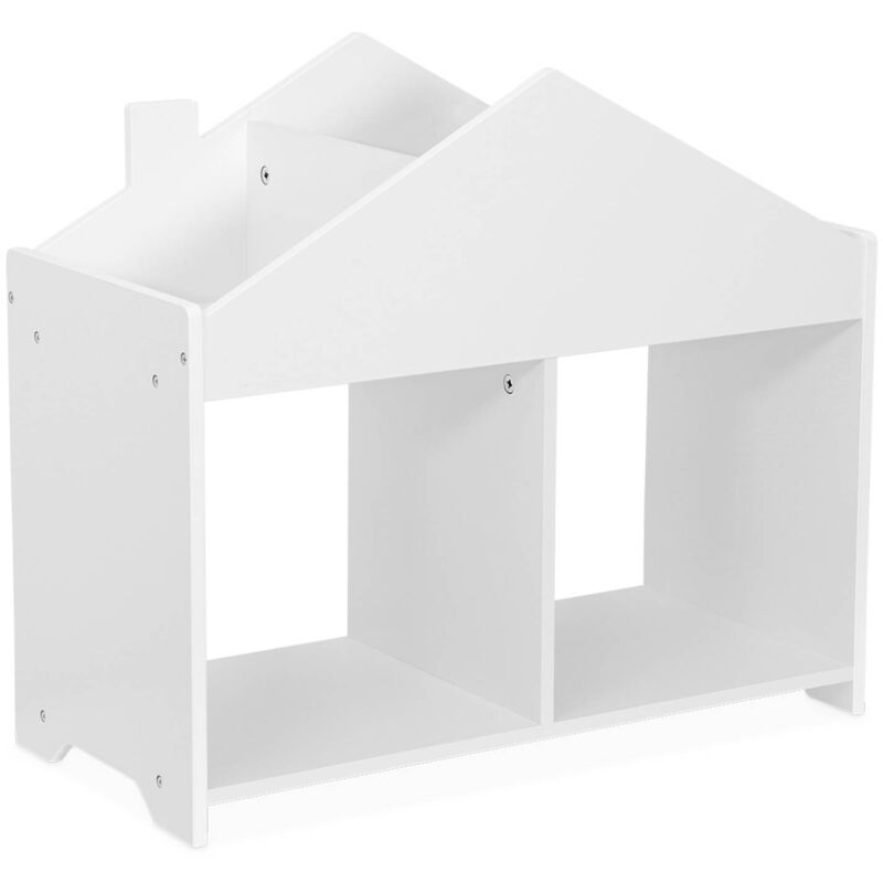 Sweeek - Bibliothèque enfant. blanc. 4 étagères