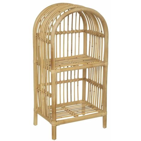 Bibliothèque Enfant en Rotin Baly 76cm Beige