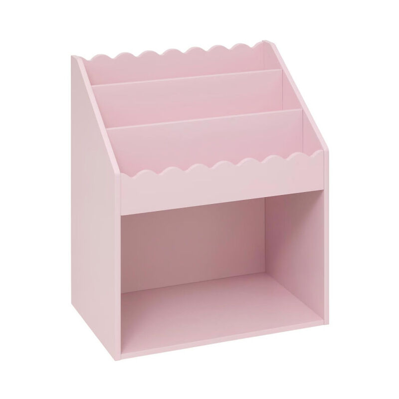 Bibliothèque Enfant 'Festonnée' 60cm Rose
