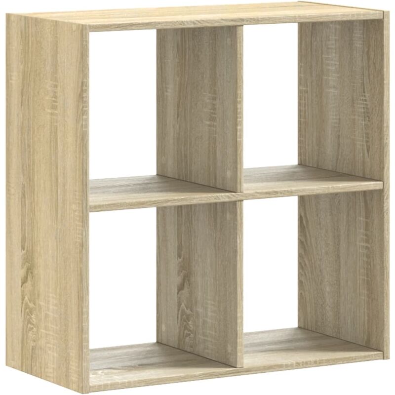 Bibliothèque chêne sonoma 68,5x32x68,5 cm bois d'ingénierie Vidaxl