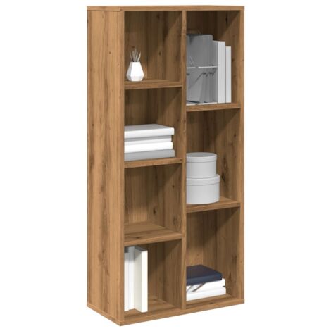 Bibliothèque-Étagère de Rangement chêne artisanal 50x25x104 cm 615361