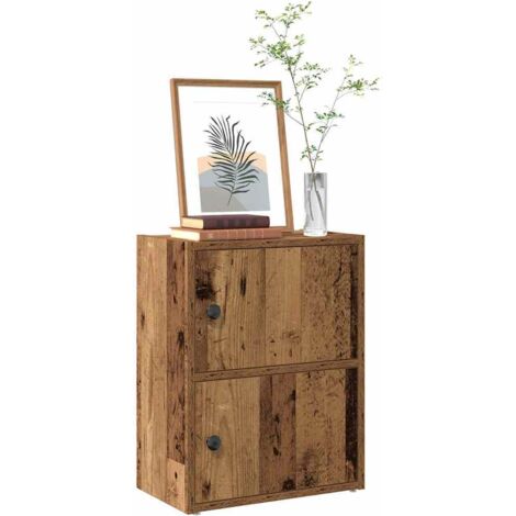 Bibliothèque-Étagère de Rangement vieux bois 40x24x52 cm bois d'ingénierie 889506