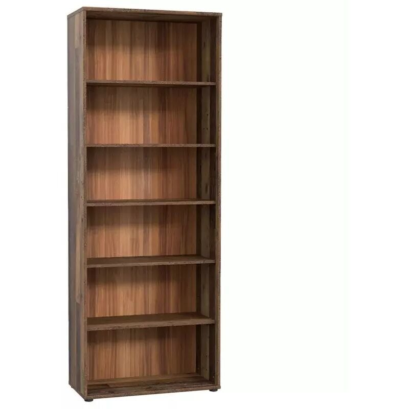 Meubletmoi - Bibliothèque / Étagère h. 198 x l. 74 cm décor bois vintage - maria