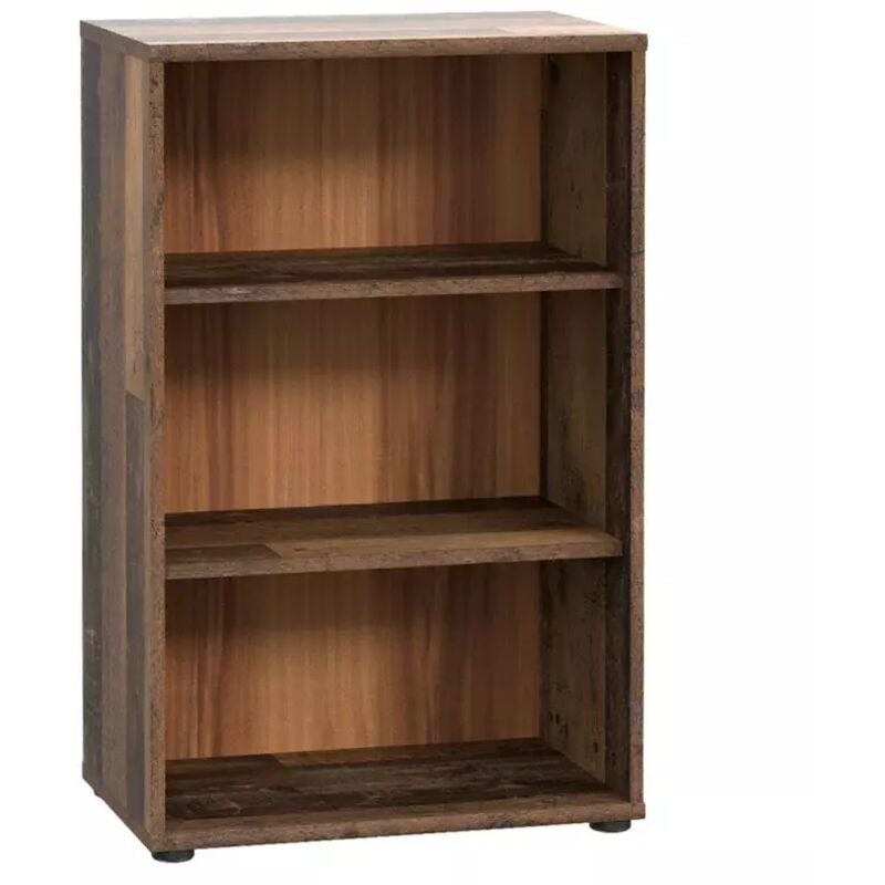 Meubletmoi - Bibliothèque / Étagère h. 86 x l. 54 cm décor bois vintage - maria