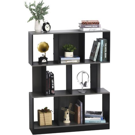 Bibliothèque étagère meuble de rangement 3 niveaux