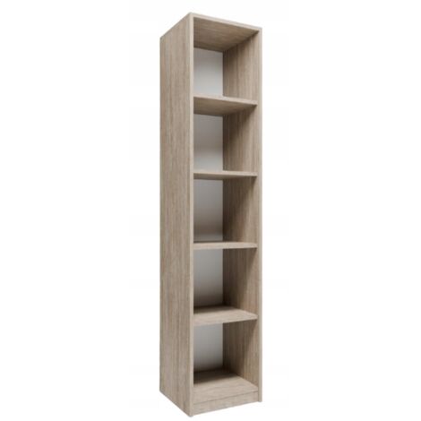 Bibliothèque - Étagères Réglables - 180cm x 39cm x 35cm - Chêne Sonoma