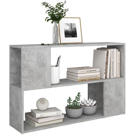 Bibliothèque Gris béton 100x24x63